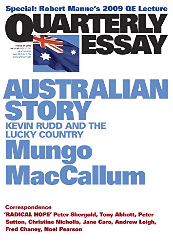 Imagen de archivo de Australian Story: Kevin Rudd and the Lucky Country: Quarterly Essay 36 a la venta por Lucky's Textbooks