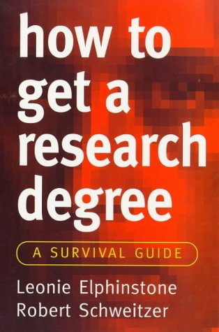 Stock image for How to Get a Research Degree : A Survival Guide for sale by Better World Books Ltd