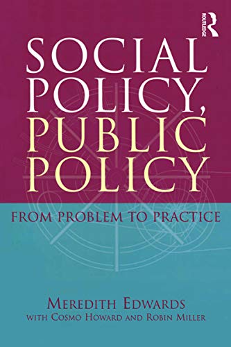 Beispielbild fr Social Policy, Public Policy zum Verkauf von Blackwell's