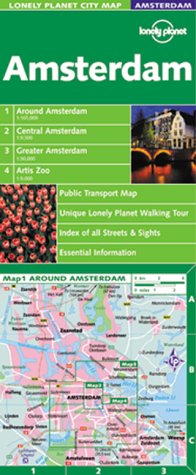 9781864500813: Lonely Planet Amsterdam: City Map [Lingua Inglese]