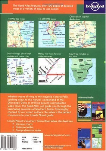 Beispielbild fr Lonely Planet Southern Africa Road Atlas (Travel Atlases) zum Verkauf von Books From California