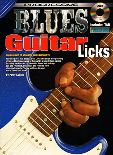 CP69057 - Progressive Blues Guitar Licks (9781864690576) by Peter Gelling