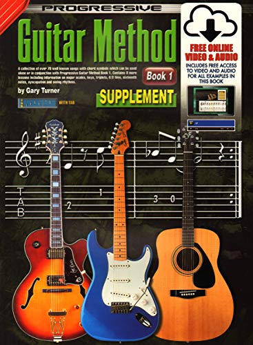 Stock image for CP69133 - Progressive Guitar Method Book 1 - Supplement - Book/CD/DVD for sale by Front Cover Books