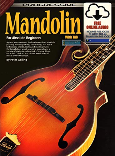 Beispielbild fr Progressive Mandolin: for Beginners- A Great Introduction to Fundamentals of Mandolin Playing zum Verkauf von BooksRun