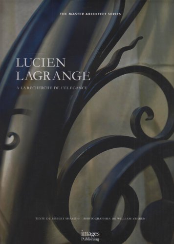 Imagen de archivo de Lucien Lagrange  la recherche de l'lgance a la venta por Okmhistoire