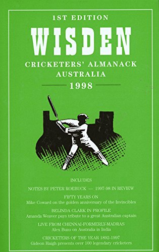 Beispielbild fr Wisden Cricketers' Almanack Australia 1998 (Wisden Cricket Almanacks) zum Verkauf von WorldofBooks