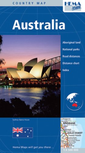 9781865000008: Carte routire : Australie - Australia (en anglais)