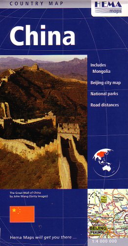 Stock image for China Country Map by Hema (English, French and German Edition) for sale by SecondSale