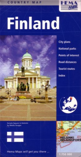 9781865003108: Finland Map by Hema (English, French, Italian and German Edition)