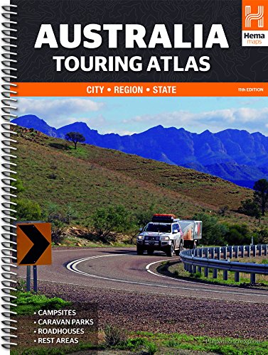 Stock image for Australia Touring Atlas: City - Region - State. Campsites, Caravan Parks, Roadhouses, Rest Areas for sale by medimops