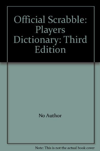 9781865152271: Official Scrabble: Players Dictionary: Third Edition