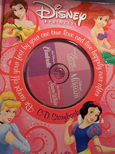 Imagen de archivo de Disney Princess CD Storybook: Disney Princess CD Storybook Beauty And The Beast, The Little Mermaid, Cinderella, Snow White a la venta por HPB-Ruby