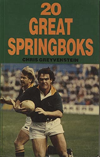 Stock image for 20 Great Springboks 1949-1987 for sale by Matheson Sports International Limited