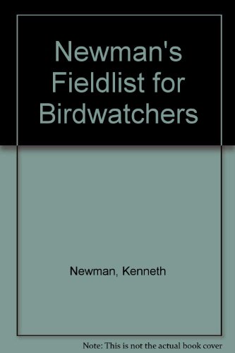 Beispielbild fr Newman's Fieldlist for Birdwatchers zum Verkauf von medimops