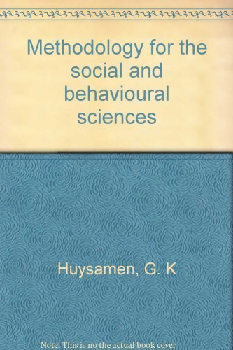 9781868124688: Methodology for the social and behavioural sciences