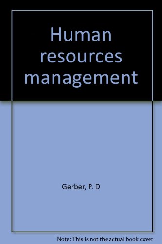 9781868125685: Human resources management