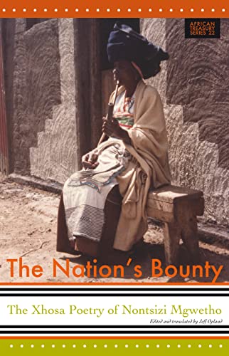 The Nation's Bounty: The Xhosa Poetry of Nontsizi Mgqwetho (African Treasury): 22
