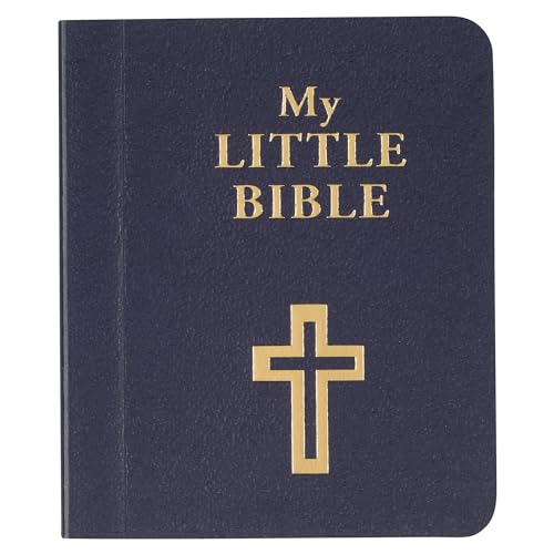 Stock image for My Little Bible 2" Standard Edition - Selections of Key Verses From Every Book, Tiny Palm-size OT NT Scripture for Ministry Outreach, Classic 1769 KJV Text, 2" x 2.5", Blue for sale by Ergodebooks