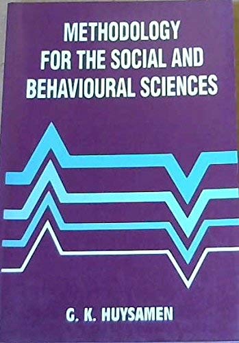 9781868640560: Methodology for the Social and Behavioural Sciences