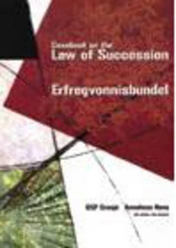 Beispielbild fr Casebook on the Law of Succession/erfregvonnisbundel zum Verkauf von AwesomeBooks