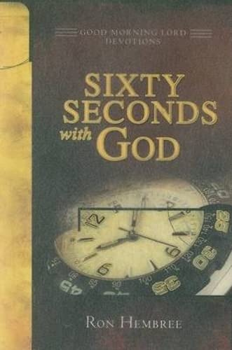 Beispielbild fr Sixty Seconds with God (Good Morning Lord Devotions) zum Verkauf von Wonder Book
