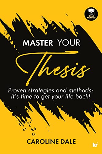 Beispielbild fr Master Your Thesis zum Verkauf von PBShop.store US