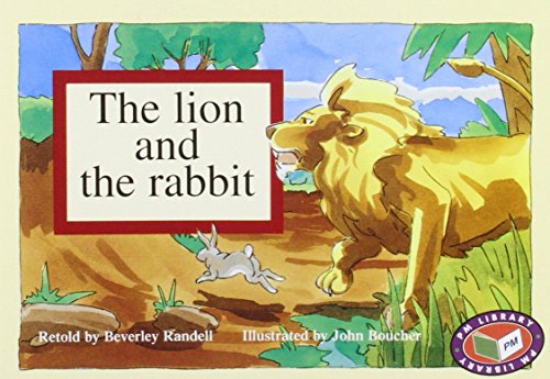 Stock image for PM Blue Set 1 Level 9 Fiction (8): The Lion and the Rabbit PM Blue Set 1 Level 9 for sale by Brit Books