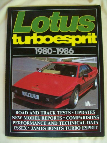 Stock image for Lotus Road Test Book: Lotus Turbo Esprit 1980-86 for sale by Elizabeth Brown Books & Collectibles