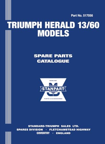 Stock image for Triumph Herald 13/60 Models Spare Parts Catalogue for sale by Books Unplugged