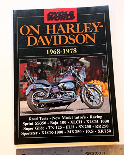 Imagen de archivo de "Cycle World" on Haley-Davidson 1968-78 a la venta por Books From California