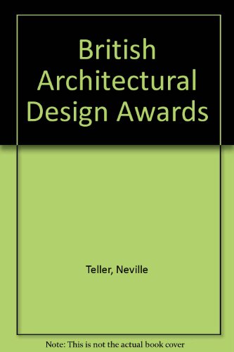 9781869865009: British Architectural Design Awards 1985