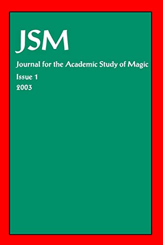 9781869928674: Journal for the Academic Study of Magic, Issue 1 by Alison Butler (2003-03-21)