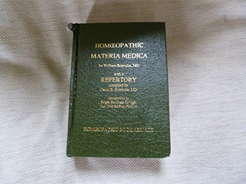 Beispielbild fr Homoeopathic Materia Medica with Repertory (Classics in Homoeopathy) zum Verkauf von GoldBooks