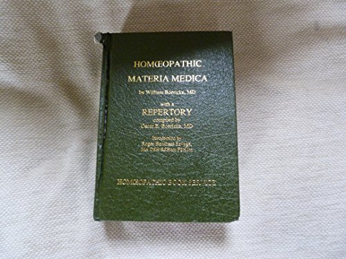 9781869975036: Homoeopathic Materia Medica with Repertory Comprising the Characteristic and Guiding Symptoms of the Remedies (Classics in Homoeopathy)