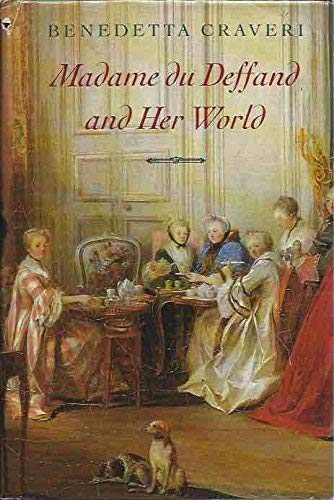 Imagen de archivo de Madame Du Deffand And Her World a la venta por WorldofBooks