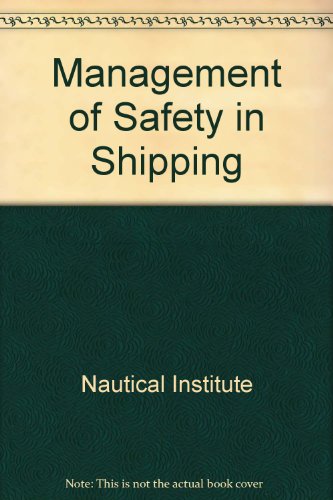 Stock image for Management of Safety in Shipping for sale by Phatpocket Limited