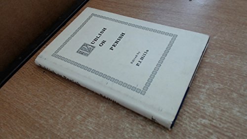 Beispielbild fr Publish or Perish: A Guide to Academic Authors (Education & human communication series) zum Verkauf von WorldofBooks