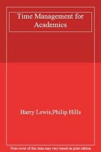 Time Management for Academics (9781870167321) by Lewis, Harry