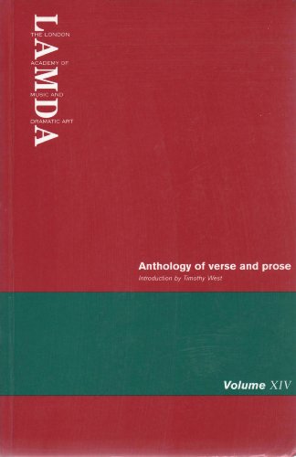 Stock image for Anthology of Verse and Prose: v. 14 for sale by WorldofBooks