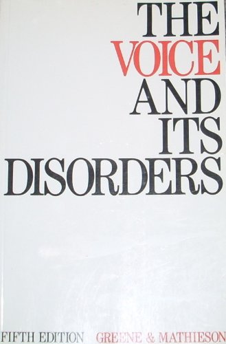 Stock image for The Voice and Its Disorders for sale by Better World Books: West