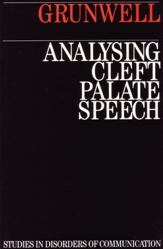 Stock image for Analysing Cleft Palate Speech for sale by Anybook.com