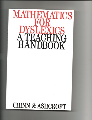 Beispielbild fr Mathematics For Dyslexics: A Teaching Handbook (US E PC06242) zum Verkauf von Diplomatist Books
