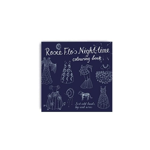 Beispielbild fr Rosie Flo's Night-time Colouring Book - navy zum Verkauf von WorldofBooks