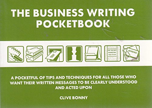 Beispielbild fr Business Writing Pocketbook (Management Pocketbook Series) zum Verkauf von WorldofBooks