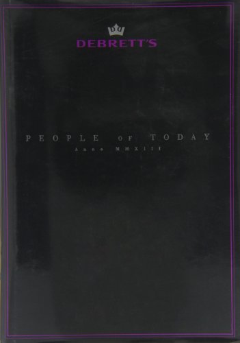 Stock image for Debrett's People of Today, Anno MMXIII for sale by Collector's Corner