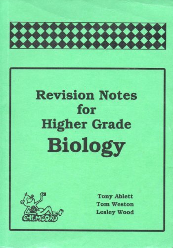 9781870570527: Revision Notes for Revised Higher Biology