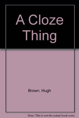 A Cloze Thing (9781870596794) by Hugh Brown