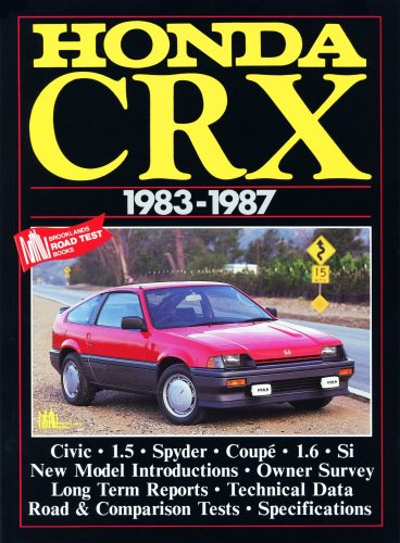 9781870642040: Honda CRX, 1983-87 (Brooklands Books Road Tests Series)