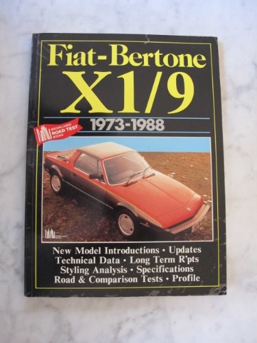 Beispielbild fr Fiat-Bertone X1/9, 1973-88 (Brooklands Road Test Books) zum Verkauf von Sarah Zaluckyj