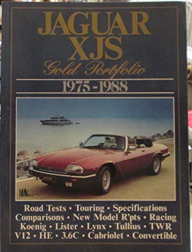 Imagen de archivo de Jaguar XJS Gold Portfolio 1975-1988 a la venta por Irish Booksellers